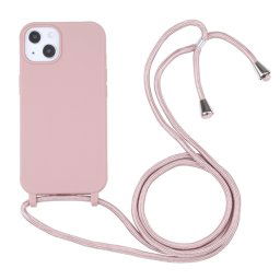 ROPE Huzat kábellel Apple iPhone 14 Plus régi rózsaszín