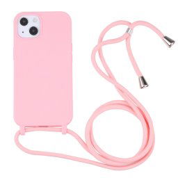 ROPE Huzat kábellel Apple iPhone 14 Plus rózsaszín