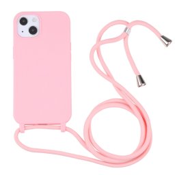 ROPE huzat kábellel Apple iPhone 14 rózsaszín