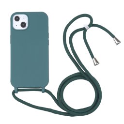 ROPE Huzat kábellel Apple iPhone 14 zöld