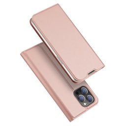DUX Wallet tok Apple iPhone 14 Pro Max rózsaszín