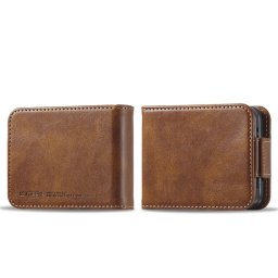 IMEEKE RFID Wallet tok Samsung Galaxy Z Flip 3 5G barna