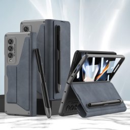 GKK SYNTHETIC Flip tok Samsung Galaxy Z Fold 4 5G szürke
