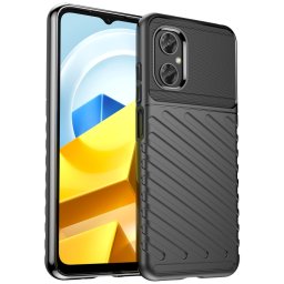 THUNDER Védőburkolat Xiaomi Poco M4 5G fekete