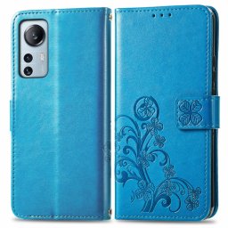 ART Wallet tok Xiaomi 12 Lite FLOWERS kék