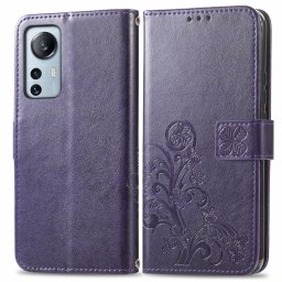 ART Wallet tok Xiaomi 12 Lite FLOWERS lila