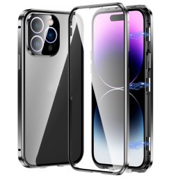 Mágneses borító 360 Apple iPhone 14 Pro Max készülékhez fekete