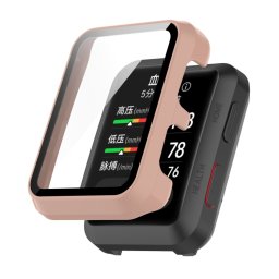Műanyag borítás védőüveggel a Huawei Watch D rózsaszínhez
