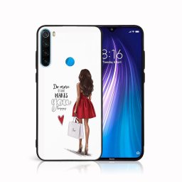 PROTEMIO MY ART Védőtok Xiaomi Redmi Note 8-hoz - RED DRESS (137)