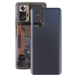 Hátlap (akkumulátor fedél) Xiaomi Redmi Note 10 Pro fekete