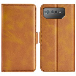 SIDE Wallet tok Asus Rog Phone 6 telefonhoz világosbarna