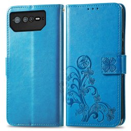 ART FLOWERS Pénztárca borító Asus Rog Phone 6 kék