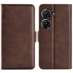 SIDE Wallet tok Asus Zenfone 9 sötétbarna