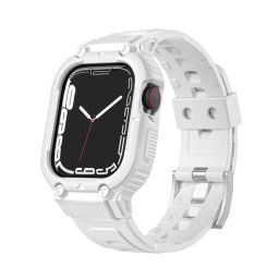 GLACIER védőtok Apple Watch 9 / 8 / 7 (45 mm) / 6 / SE / 5 / 4 (44 mm) / 1, 2, 3 (42 mm) fehér