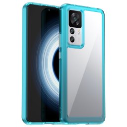 CRYSTAL Védőburkolat Xiaomi 12T / 12T Pro készülékhez sötétkék