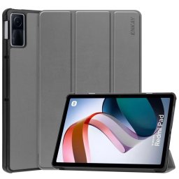 ENKAY LEATHER Flip tok Xiaomi Redmi szürke