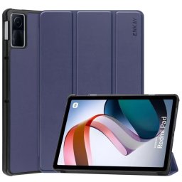 ENKAY LEATHER Flip tok Xiaomi Redmi sötétkék