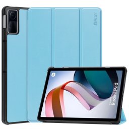 ENKAY LEATHER Flip tok Xiaomi Redmi világoskék
