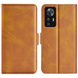 SIDE Wallet tok Xiaomi 12T / 12T Pro készülékhez világosbarna