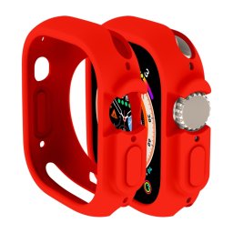 TPU HALF COVER tok Apple Watch Ultra 1 / 2 49mm piros