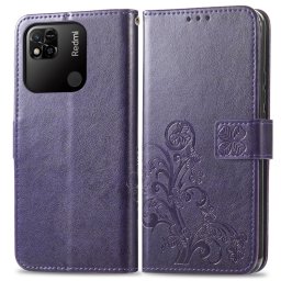 ART FLOWERS Pénztárcahuzat Xiaomi Redmi 10A lila telefonhoz