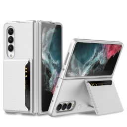 GKK CARD Bőr tok Samsung Galaxy Z Fold 4 5G fehér