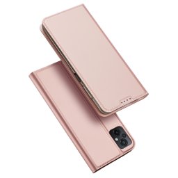 DUX Wallet tok Xiaomi Poco M5 rózsaszín