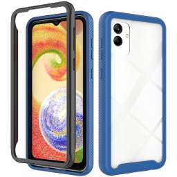 DUAL Kétoldalas burkolat Samsung Galaxy A04 sötétkék készülékhez