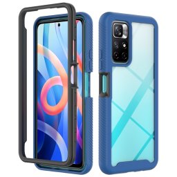 DUAL Kétoldalas burkolat Xiaomi Poco M4 Pro 5G / Redmi Note 11S 5G készülékhez sötétkék