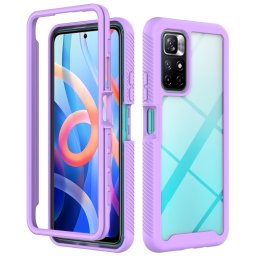 DUAL Kétoldalas burkolat Xiaomi Poco M4 Pro 5G / Redmi Note 11S 5G lila