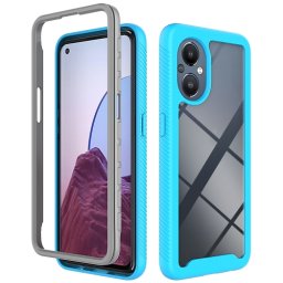 DUAL Kétoldalas burkolat a OnePlus Nord N20 5G -hez világoskék