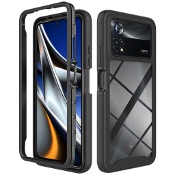 DUAL Kétoldalas burkolat Xiaomi Poco X4 Pro 5G fekete