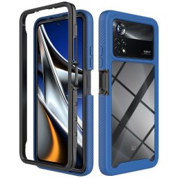 DUAL Kétoldalas burkolat Xiaomi Poco X4 Pro 5G sötétkékhez