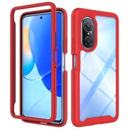 DUAL Kétoldalas borítás Huawei Nova 9 SE-hez piros