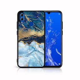 PROTEMIO MY ART Honor 10 Lite védőtok - BLUE MARBLE (141)