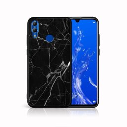 PROTEMIO MY ART Honor 10 Lite védőburkolat - BLACK MARBLE (142)