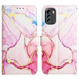 ART pénztárcavédő Nokia G60 ROSE GOLD MARBLE