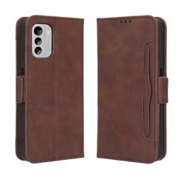 SLOT pénztárca tok Nokia G60 barna