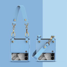 GKK ROPE Huzat pánttal Samsung Galaxy Z Flip 4 5G kék