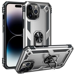 RING tok tartóval Apple iPhone 14 Pro Max ezüsthöz