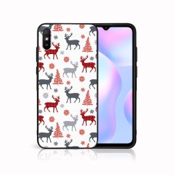 PROTEMIO MY ART borító karácsonyi dizájnnal Xiaomi Redmi 9A / 9AT DEER (068)