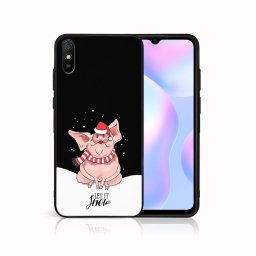 PROTEMIO MY ART borító karácsonyi dizájnnal Xiaomi Redmi 9A / 9AT LET IT SNOW (075)