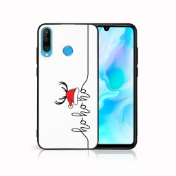 PROTEMIO MY ART borító karácsonyi dizájnnal Huawei P30 Lite HOHOHO (073)