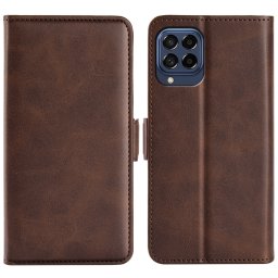 SIDE Wallet tok Samsung Galaxy M33 5G sötétbarna