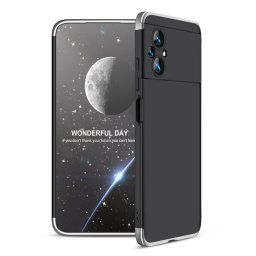 360° védőburkolat Xiaomi Poco M5 fekete-ezüst