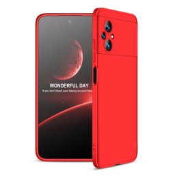 360° védőburkolat Xiaomi Poco M5 piros