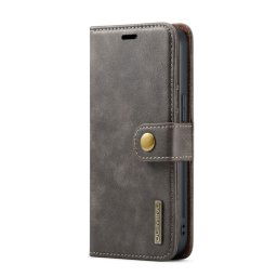 DG.MING Wallet tok 2 az 1-ben Apple iPhone 14 Pro szürke