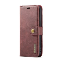 DG.MING Wallet tok 2 az 1-ben Apple iPhone 14 Plus piros