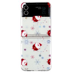 CHRISTMAS Műanyag borítás Samsung Galaxy Z Flip 4 5G HÓPEHELY