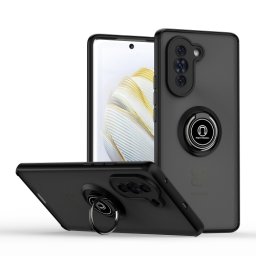 SHADOW Védőhuzat Huawei Nova 10 tartóval, fekete